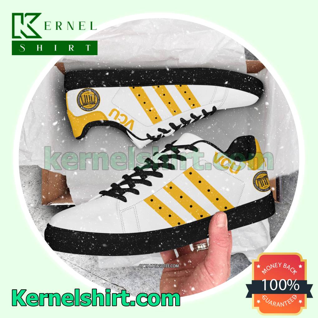 Virginia Commonwealth University Logo Adidas Sneakers a