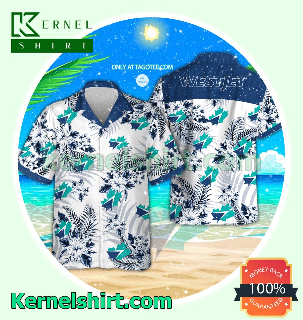 WestJet Summer Aloha Shirt