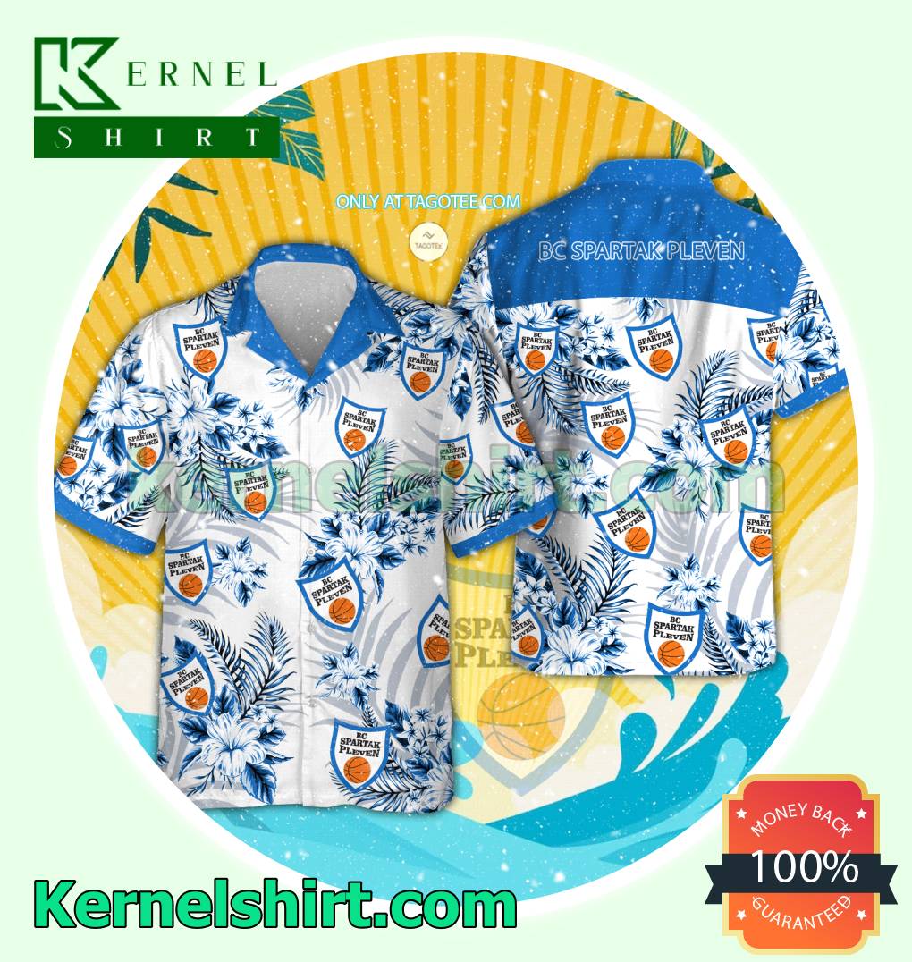 BC Spartak Pleven Summer Beach Shirts