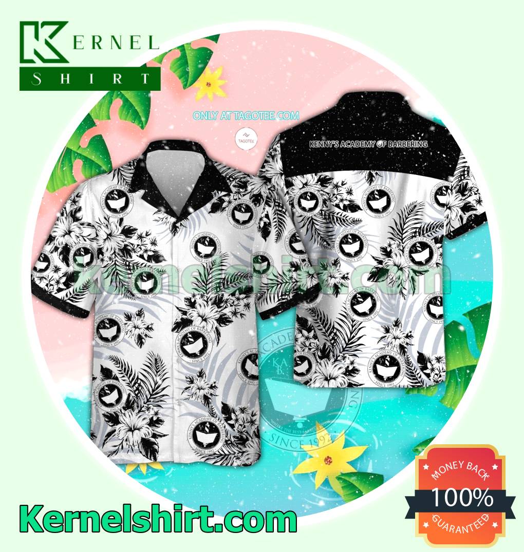 Kenny's Academy of Barbering Summer Beach Shirts