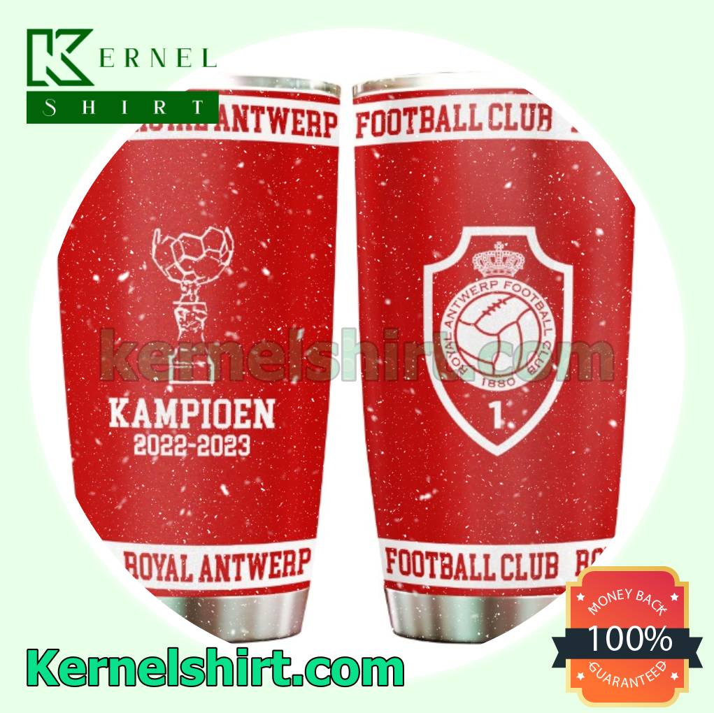 Royal Antwerp Football Club Kampioen 2022-2023 Gift Stainless Steel Tumbler