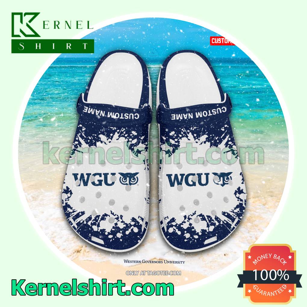 Western Governors University Crocs Clogs a