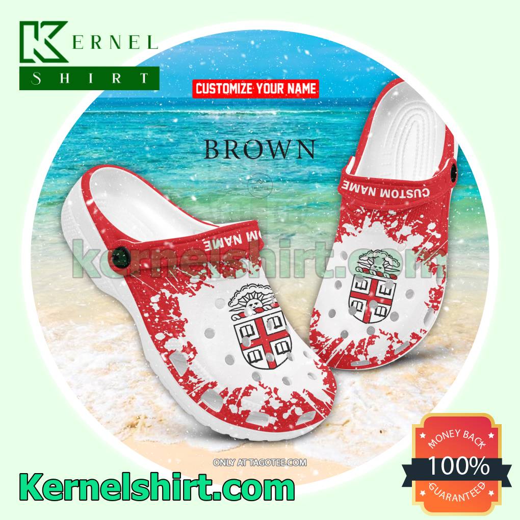 Brown University Logo Clogs For Women