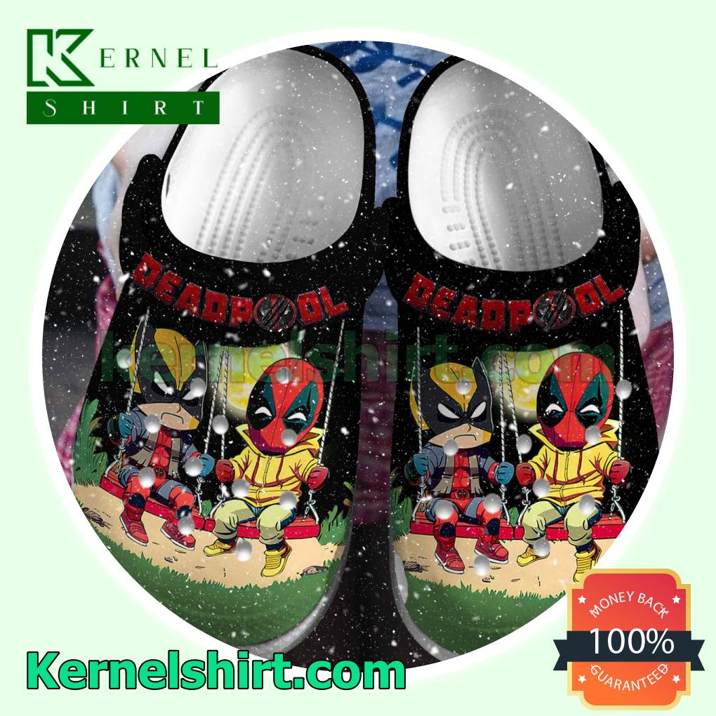 Deadpool Wolverine Swing Crocs