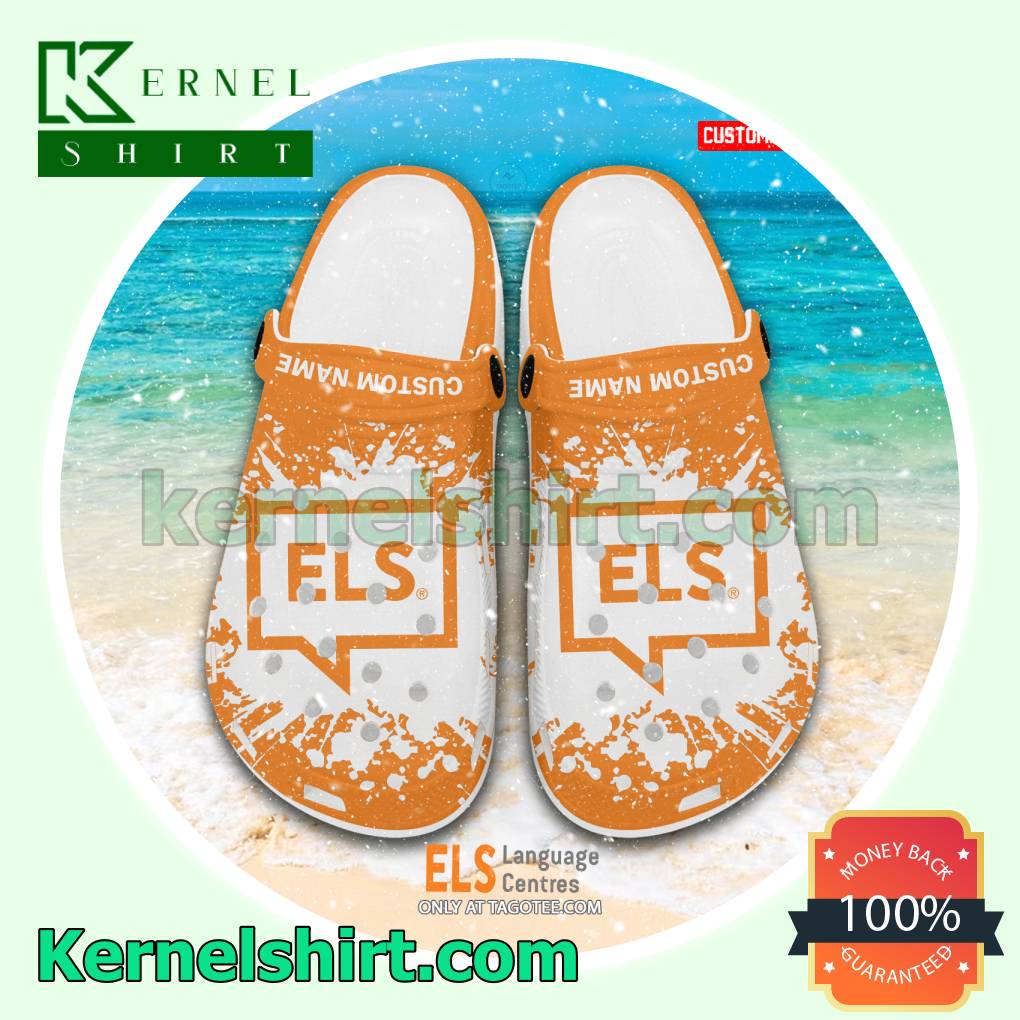 ELS Language Centers Logo Clogs For Women a