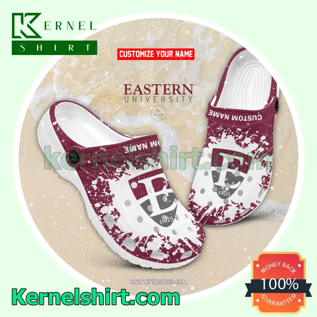 Eastern University Logo Clogs For Women