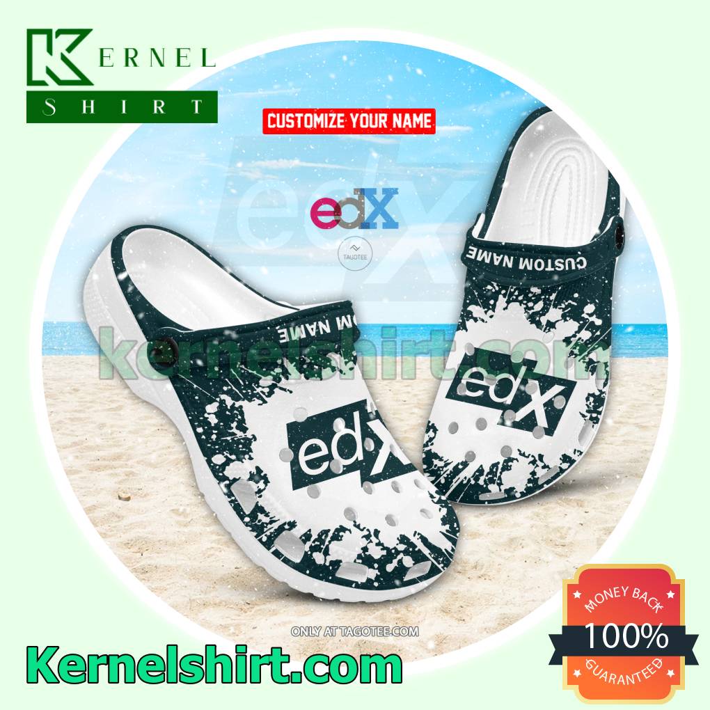 EdX - online learning platform Logo Clogs For Women