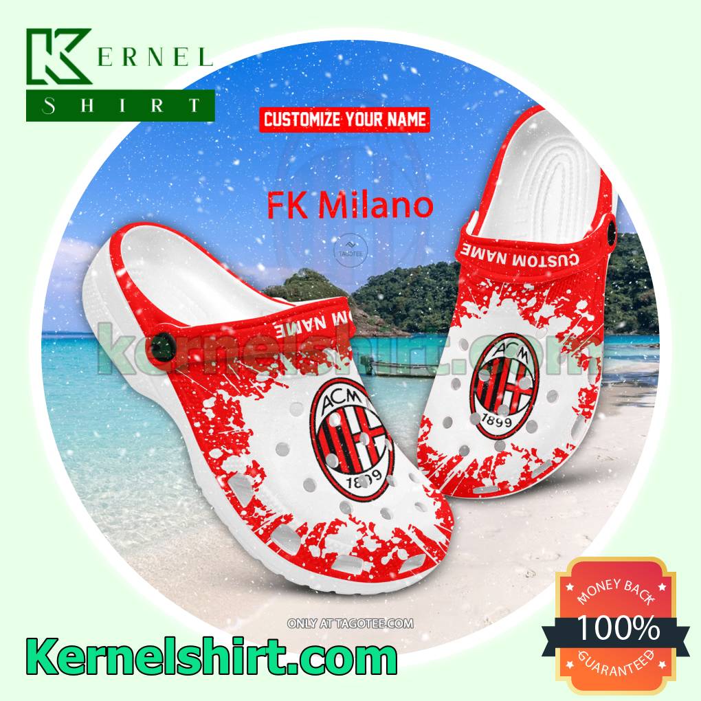 FK Milano Football Personalized Crocs