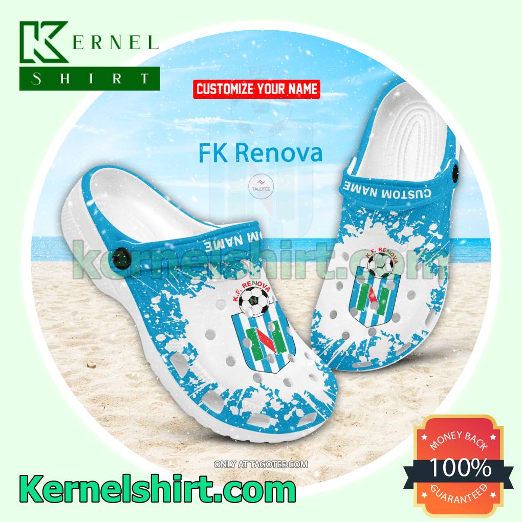 FK Renova Football Personalized Crocs