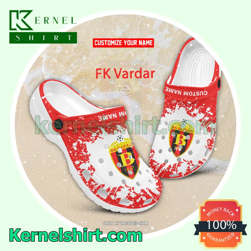 FK Vardar Football Personalized Crocs