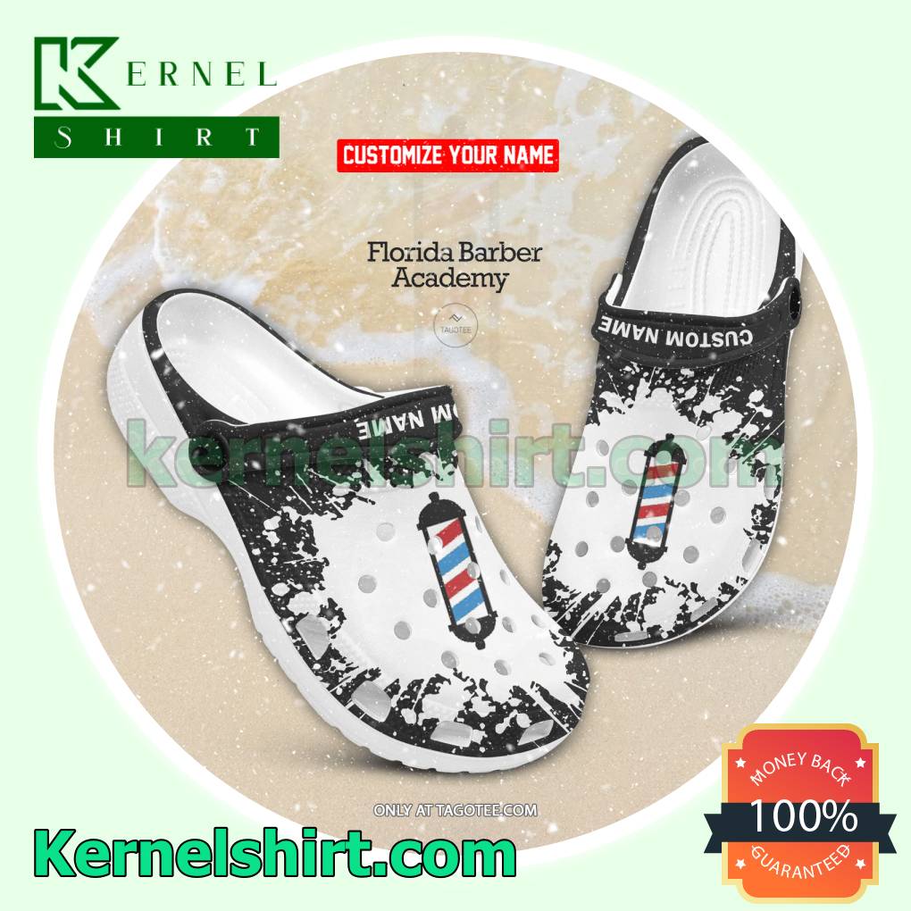 Florida Barber Academy Logo Clogs For Women