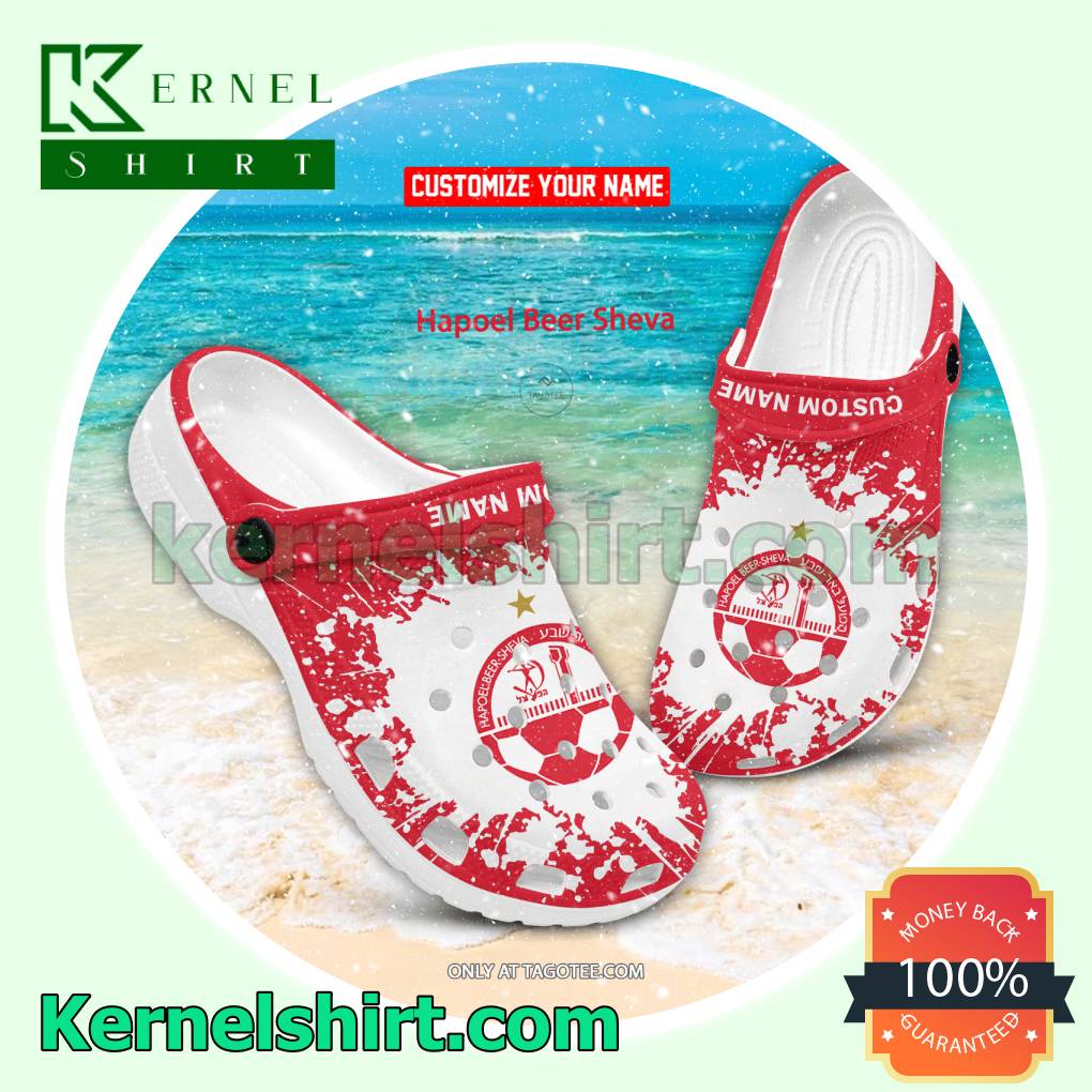 Hapoel Beer Sheva Football Personalized Crocs