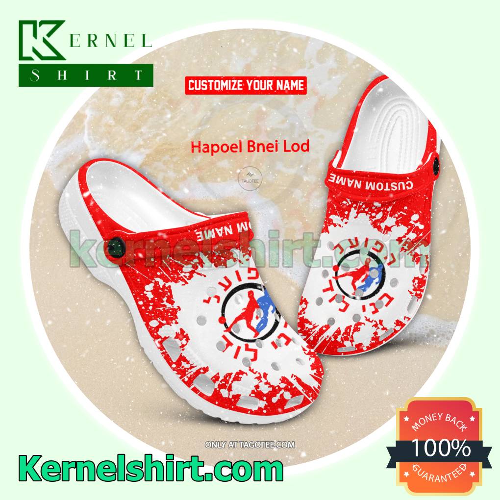 Hapoel Bnei Lod Football Personalized Crocs