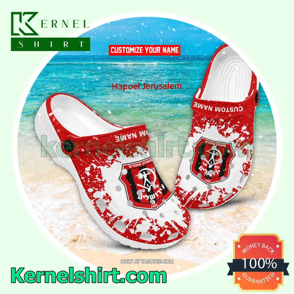 Hapoel Jerusalem Football Personalized Crocs