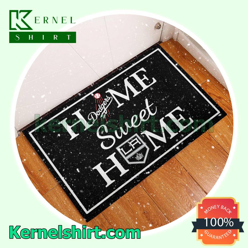 Home Sweet Home Los Angeles Dodgers Los Angeles Kings Welcome Mats a
