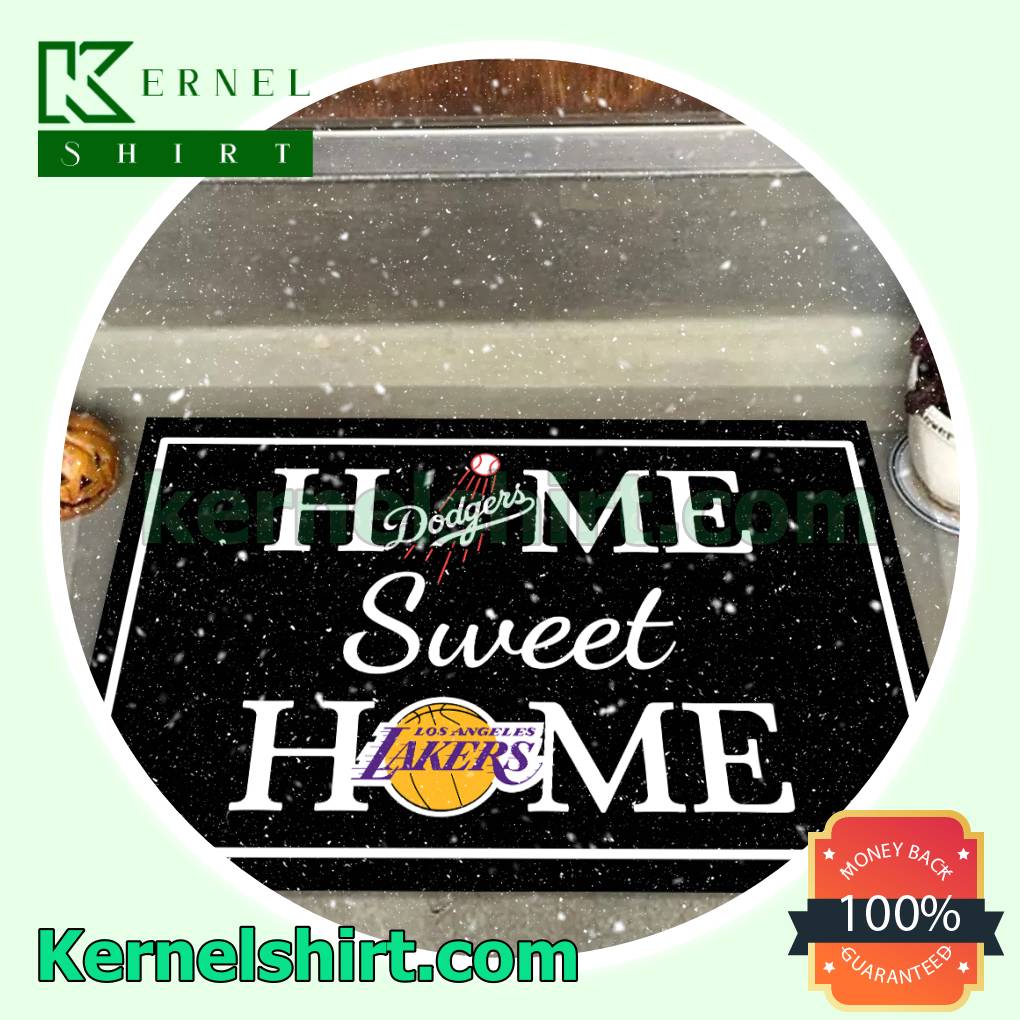 Home Sweet Home Los Angeles Dodgers Los Angeles Lakers Welcome Mats