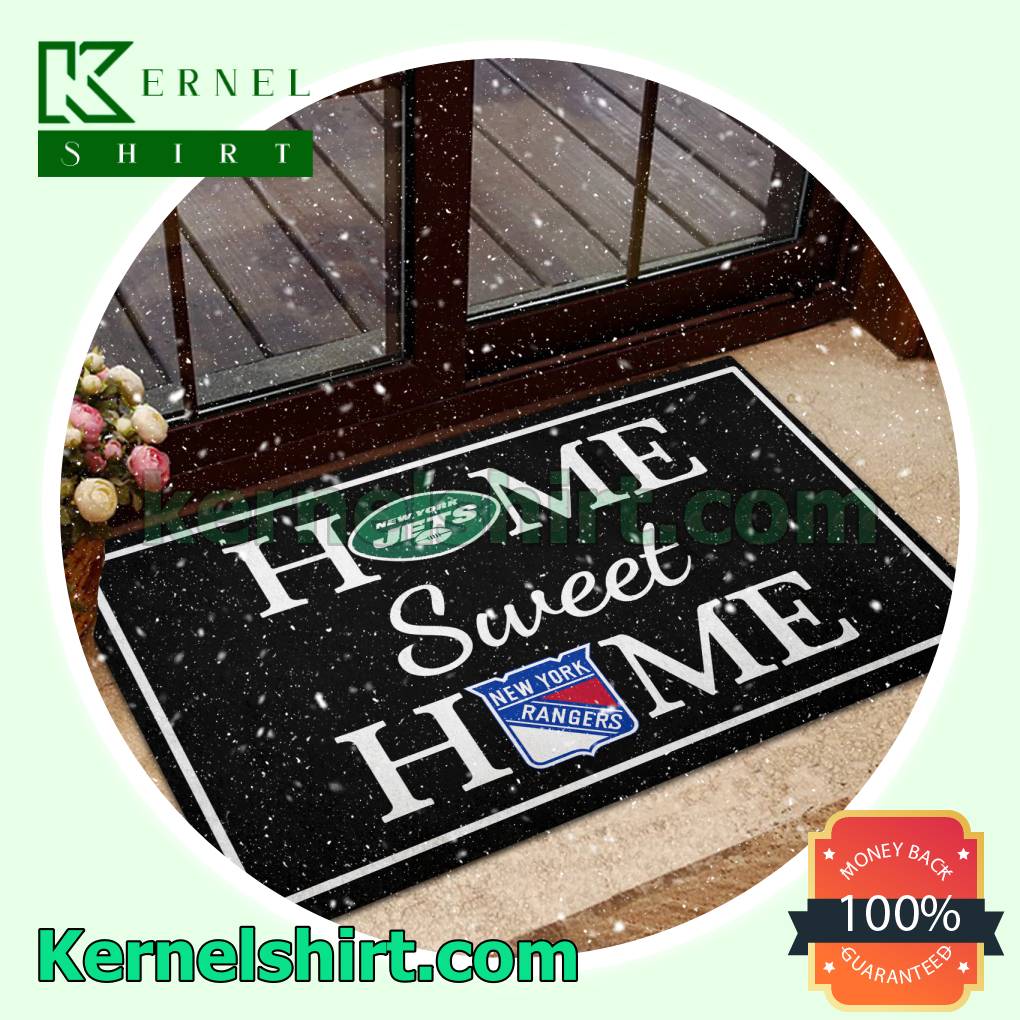 Home Sweet Home New York Jets New York Rangers Welcome Mats a