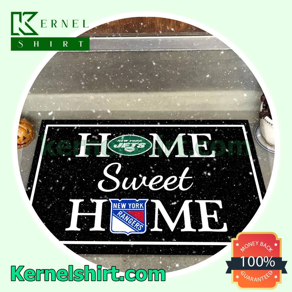Home Sweet Home New York Jets New York Rangers Welcome Mats