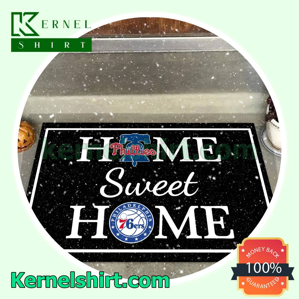 Home Sweet Home Philadelphia Phillies Philadelphia 76ers Welcome Mats