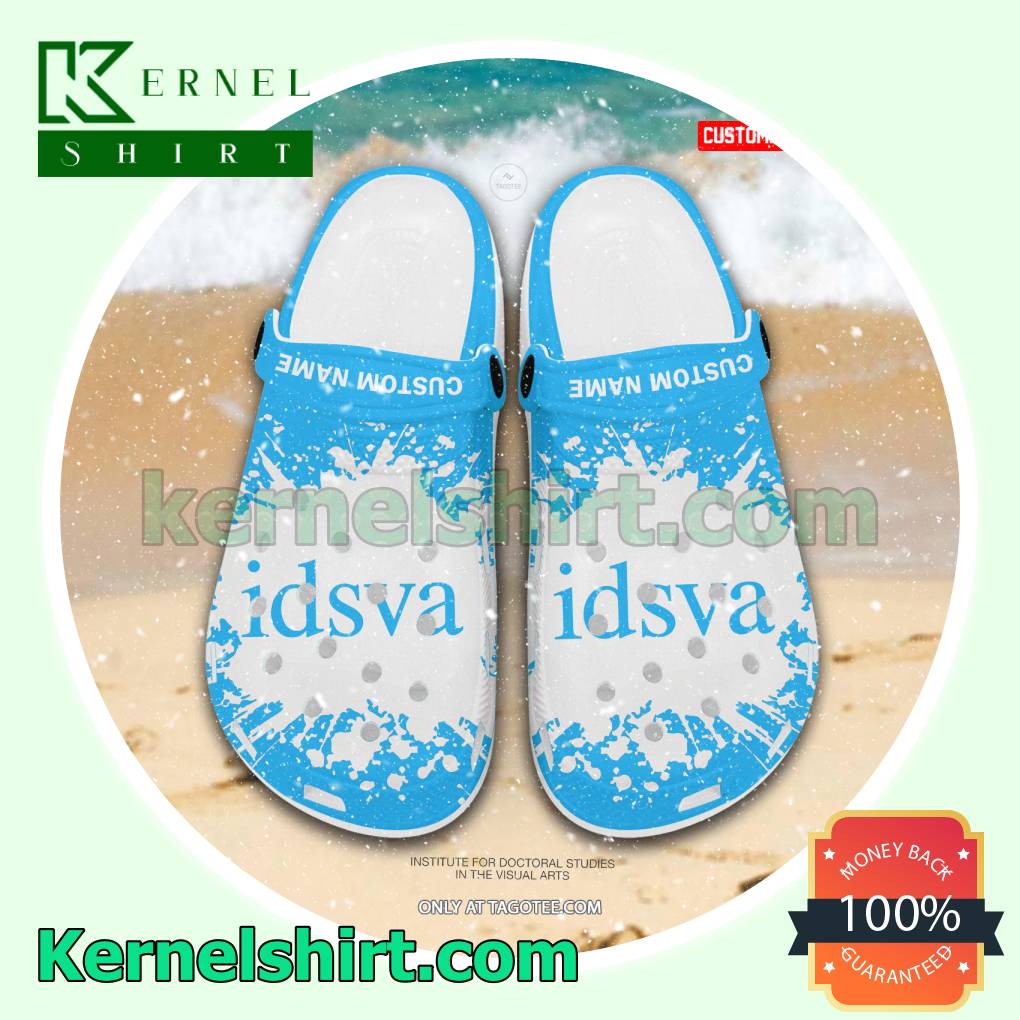 Institute for Doctoral Studies in the Visual Arts (IDSVA) Logo Clogs For Women a