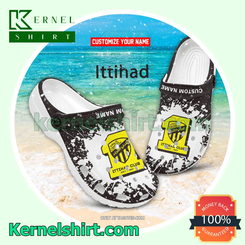 Ittihad Football Personalized Crocs