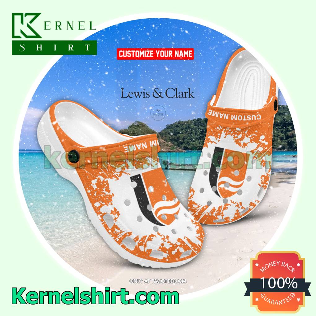 Lewis and Clark College Logo Clogs For Women