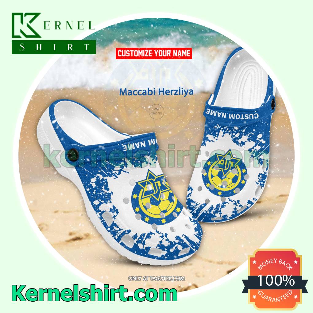 Maccabi Herzliya Football Personalized Crocs