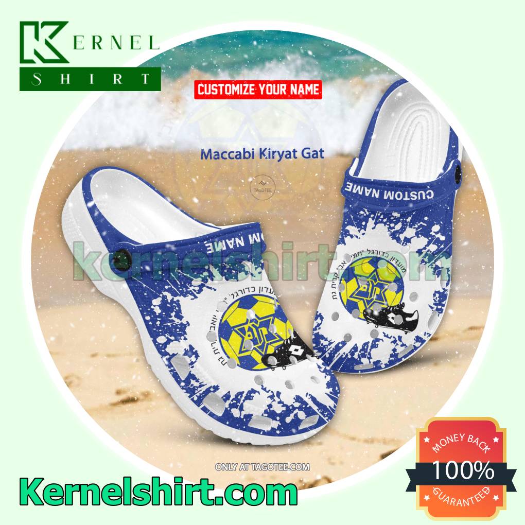 Maccabi Kiryat Gat Football Personalized Crocs