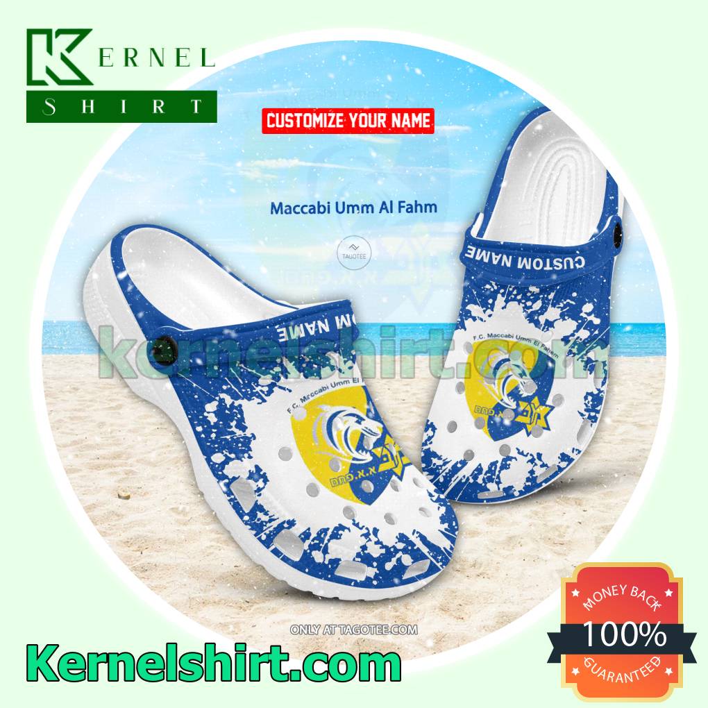 Maccabi Umm Al Fahm Football Personalized Crocs