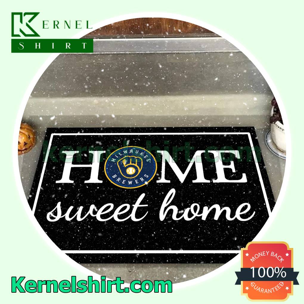 Milwaukee Brewers Home Sweet Home Door Mat