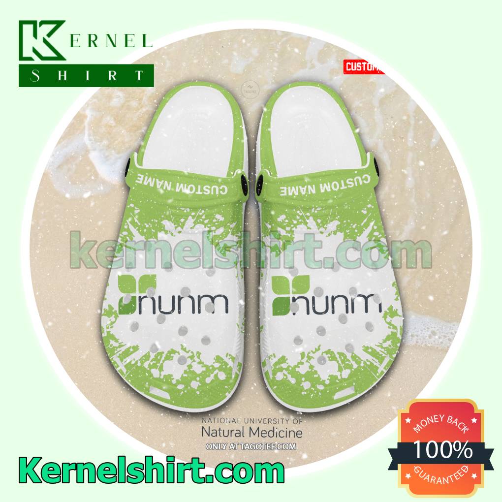 National College of Natural Medicine Logo Clogs For Women a