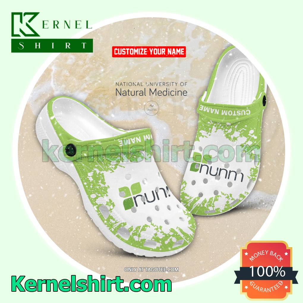 National College of Natural Medicine Logo Clogs For Women