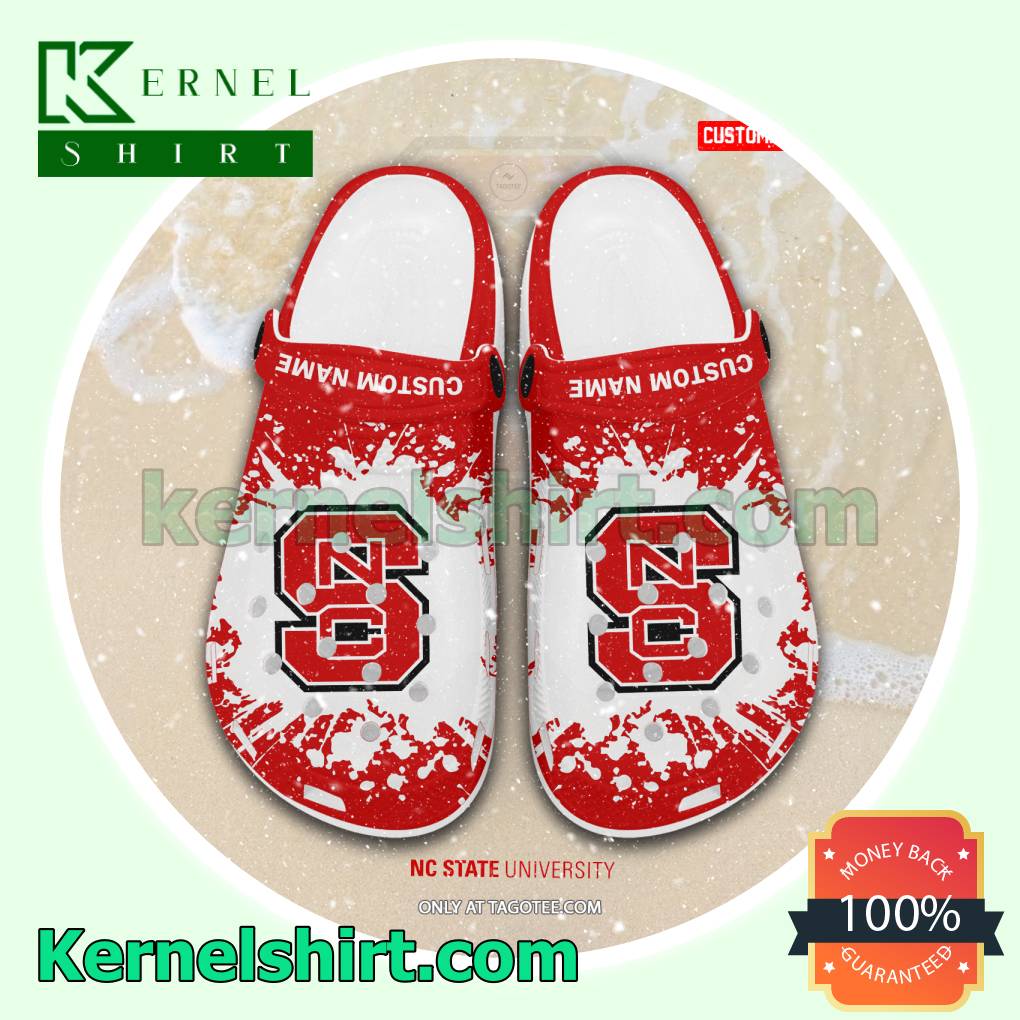 North Carolina State University Logo Clogs For Women a