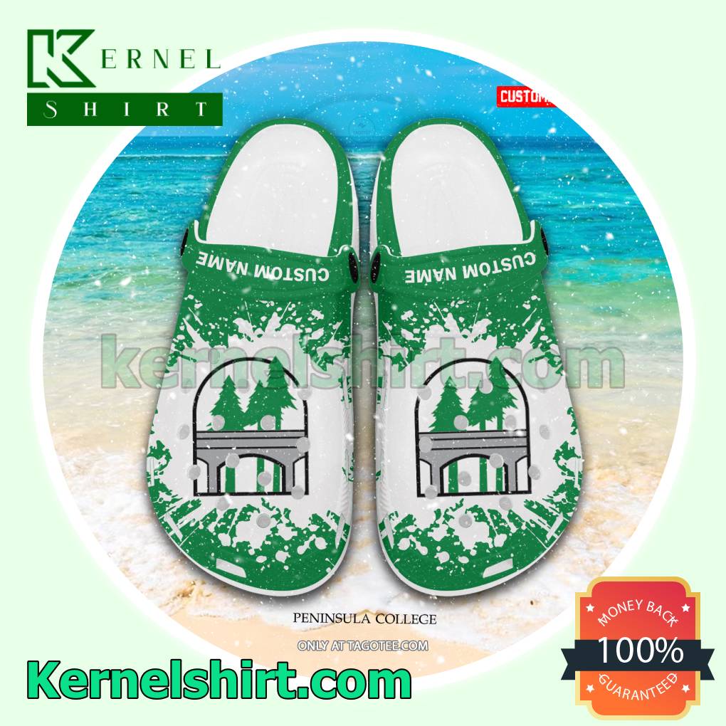 Peninsula College Logo Clogs For Women a