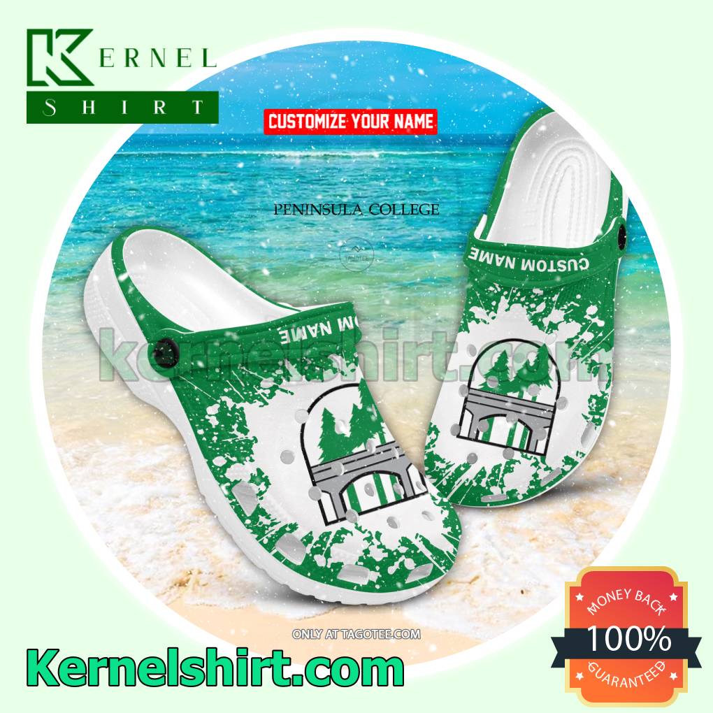 Peninsula College Logo Clogs For Women