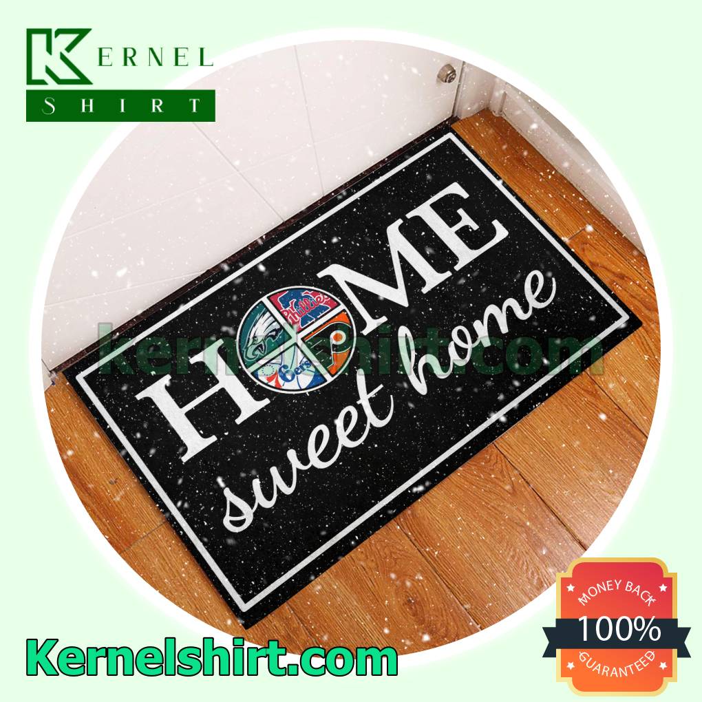 Philadelphia Sport Teams Home Sweet Home Door Mat a