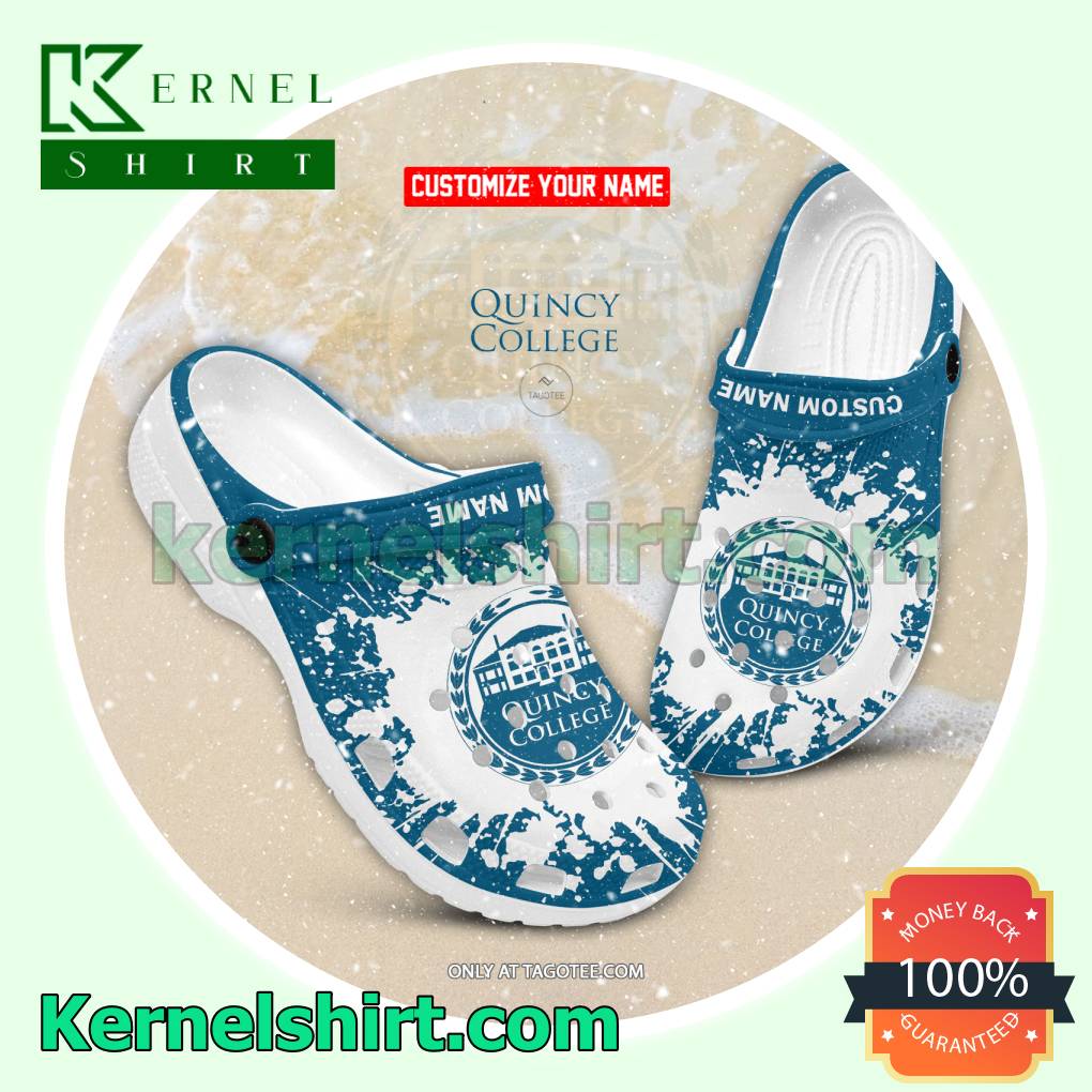 Quincy College Logo Clogs For Women