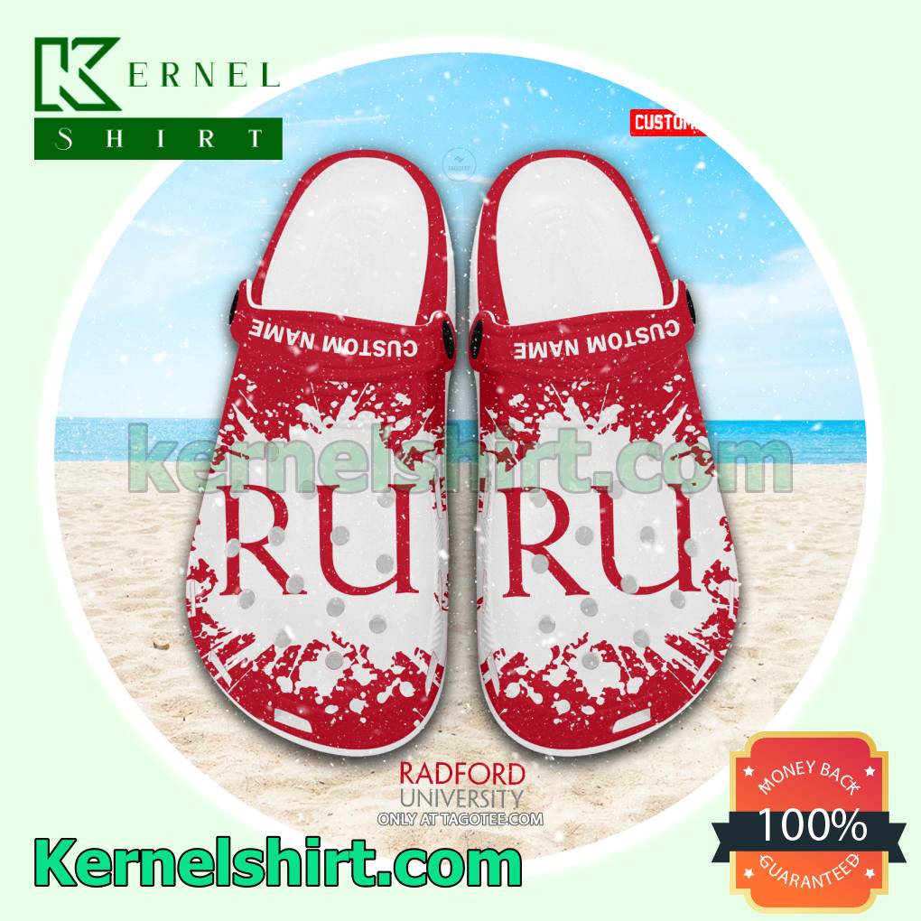 Radford University Logo Clogs For Women a