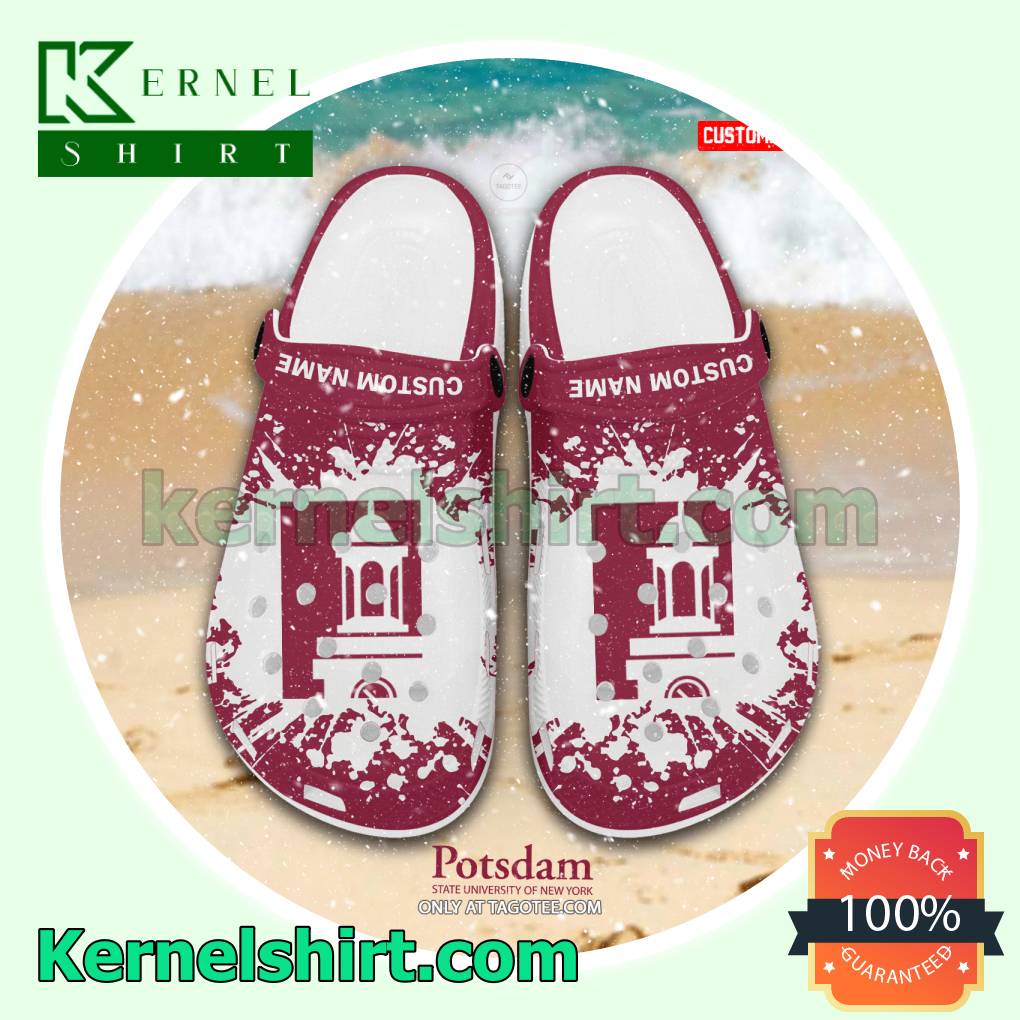 SUNY College at Potsdam Logo Clogs For Women a
