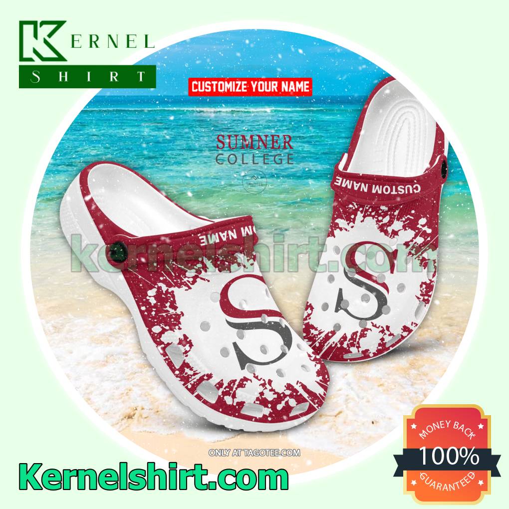 Sumner College Logo Clogs For Women