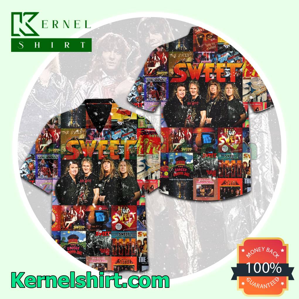 Sweet Band Album Covers Collection Men Short Sleeve Shirt