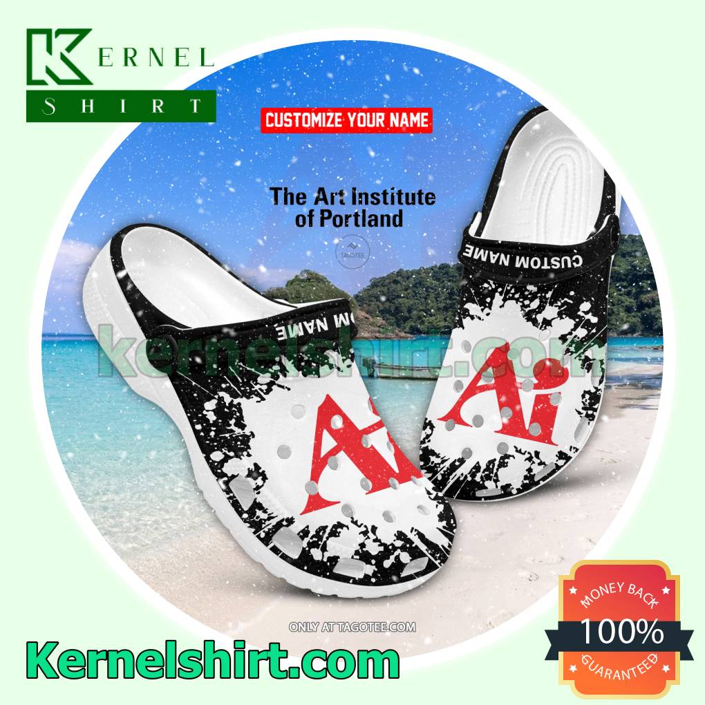 The Art Institute of Portland Logo Clogs For Women