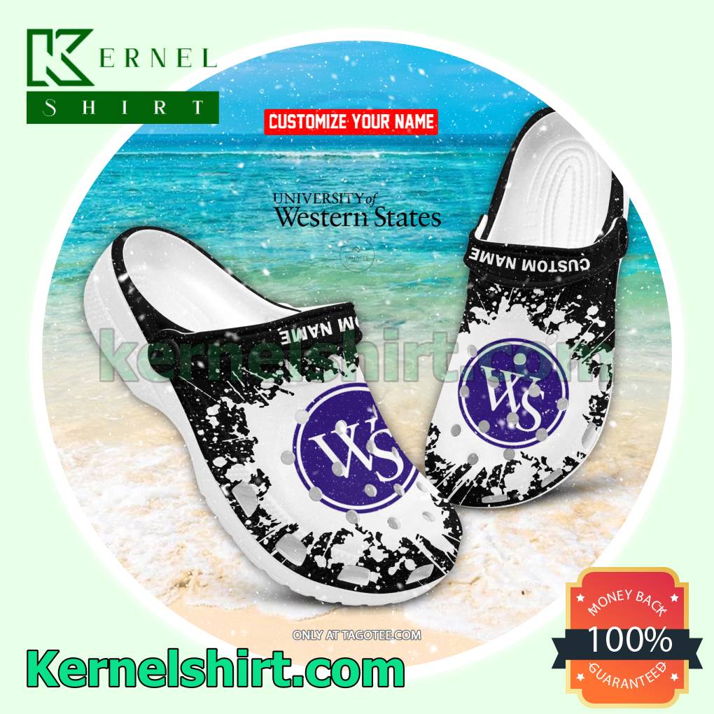 University of Western States Logo Clogs For Women