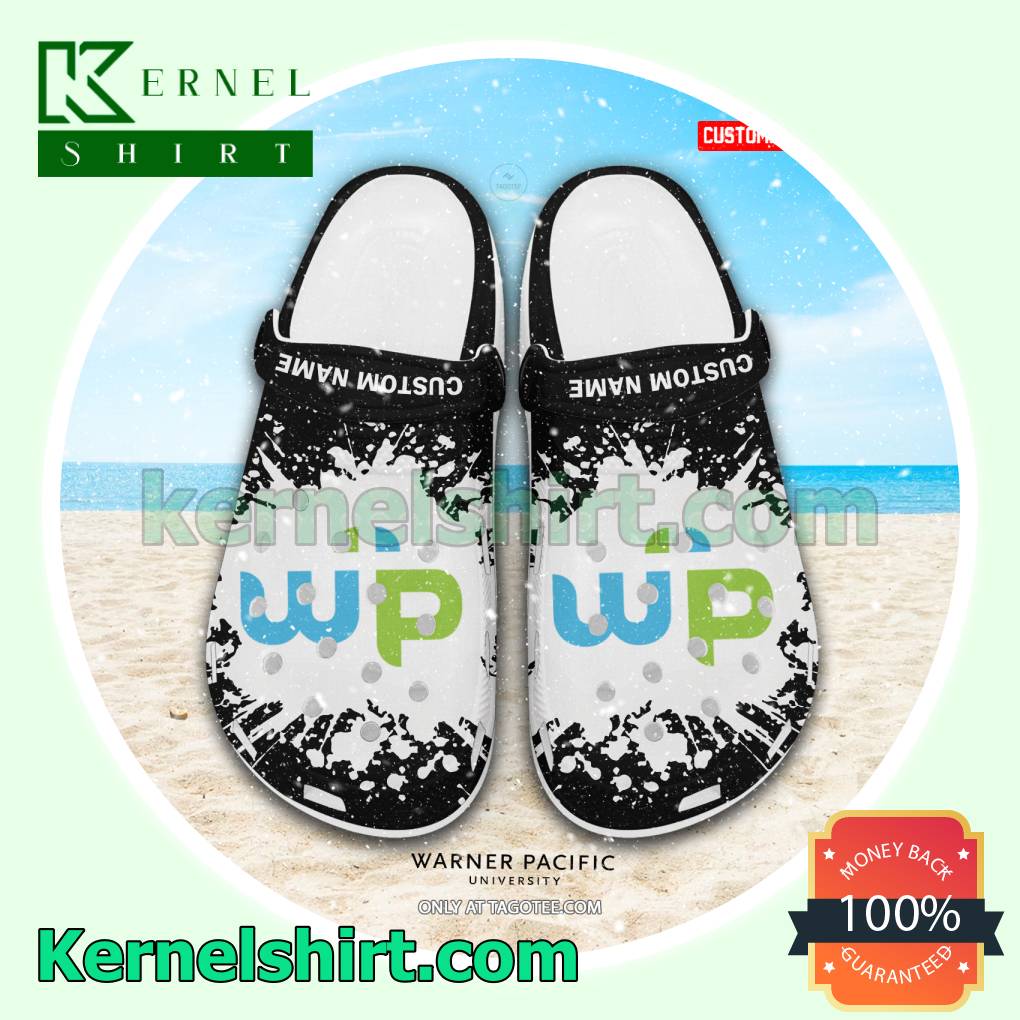 Warner Pacific University Logo Clogs For Women a