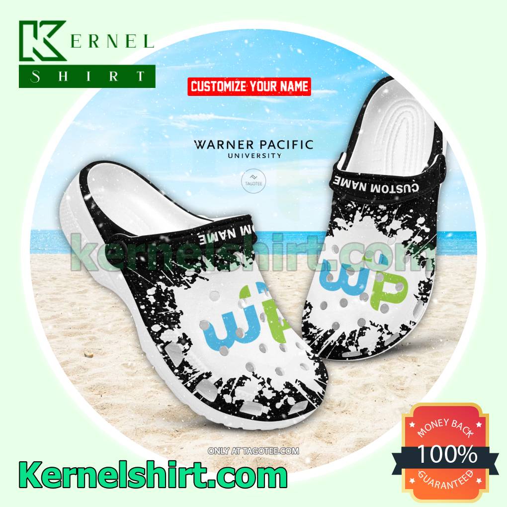 Warner Pacific University Logo Clogs For Women