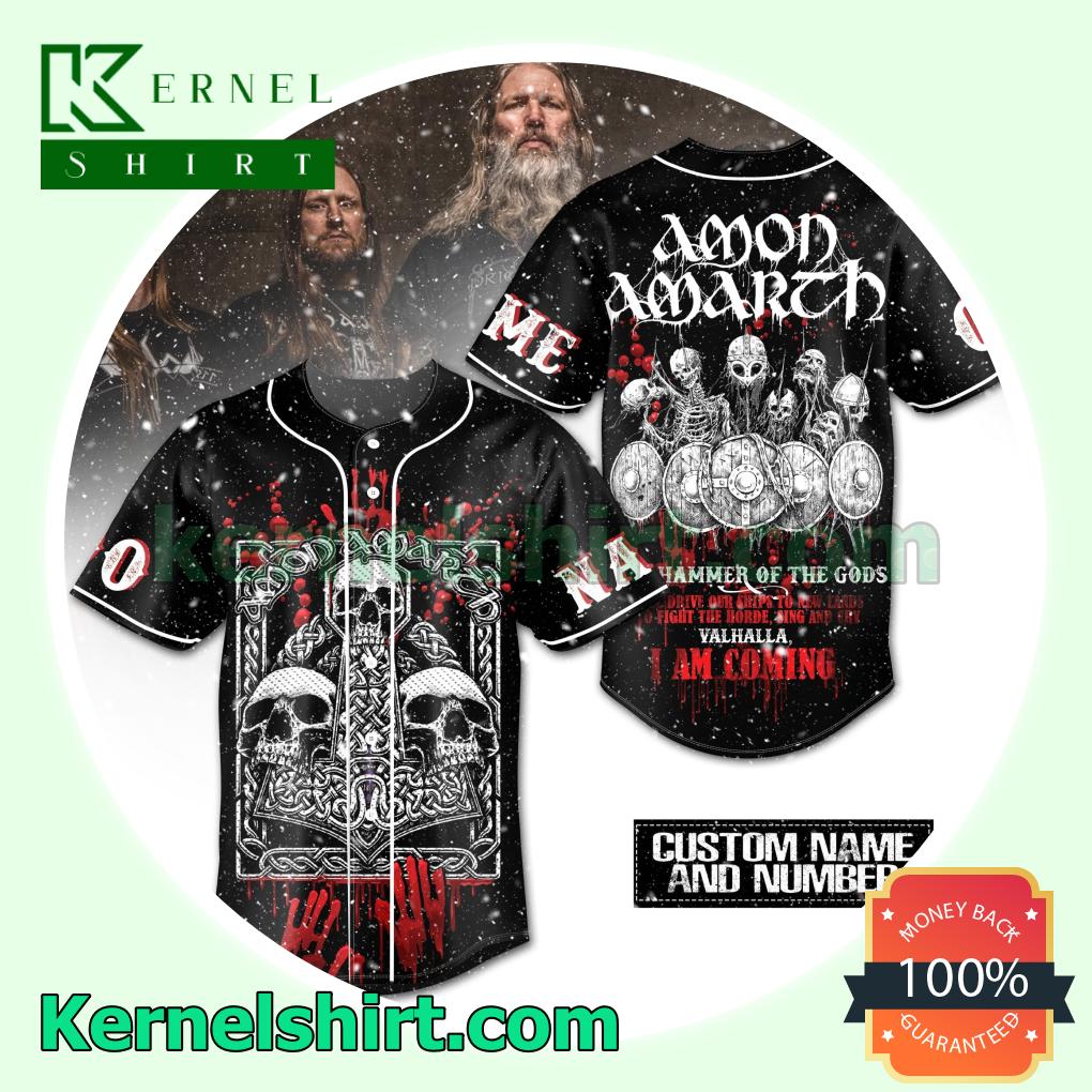 Amon Amarth The Hammer Of The Gods Custom Jerseys