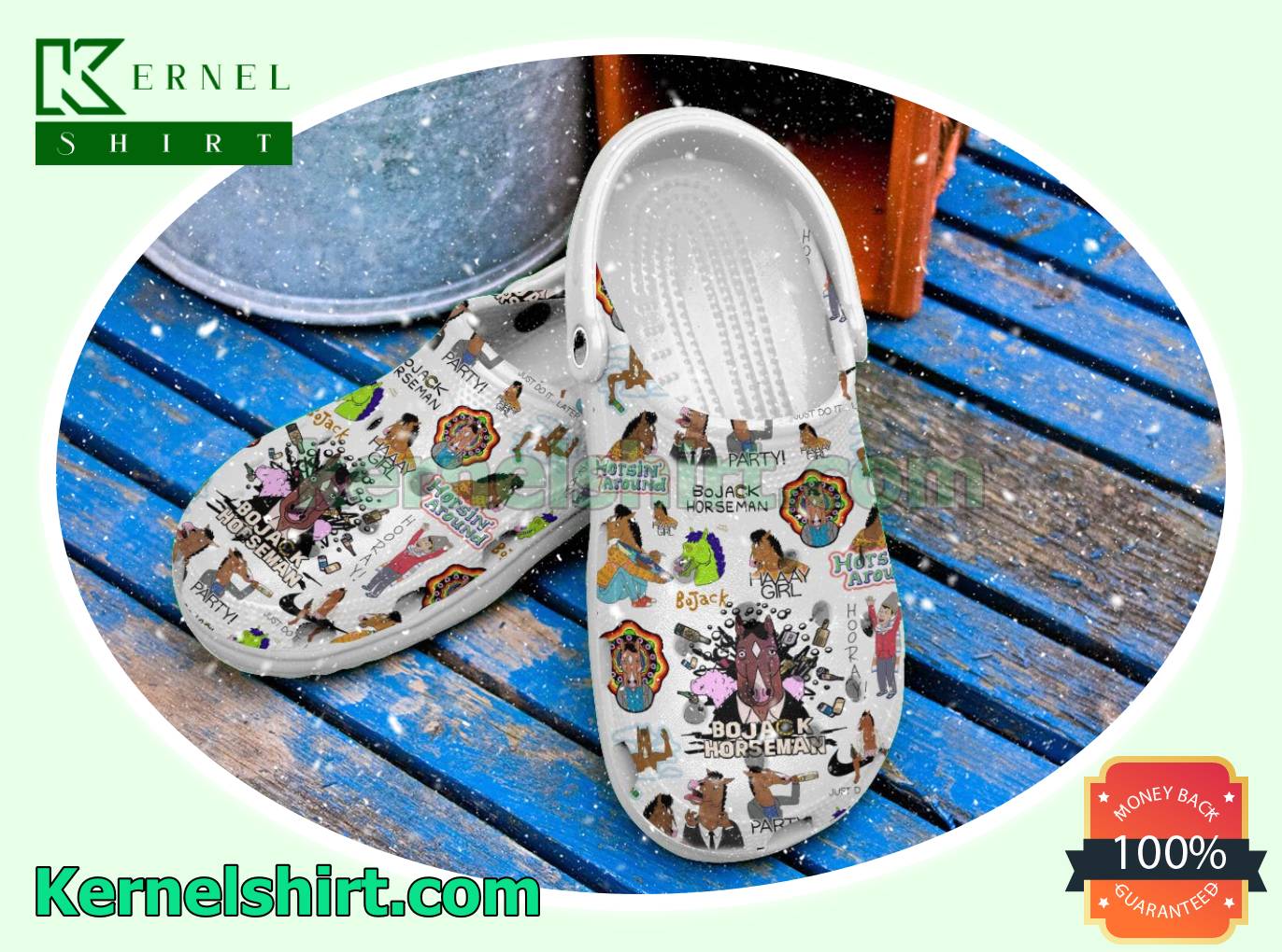 Bojack Horseman Clog Unisex Crocs c