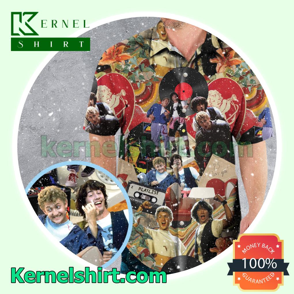 Great artwork! Collage Bill And Ted Men Hawaii Shirt