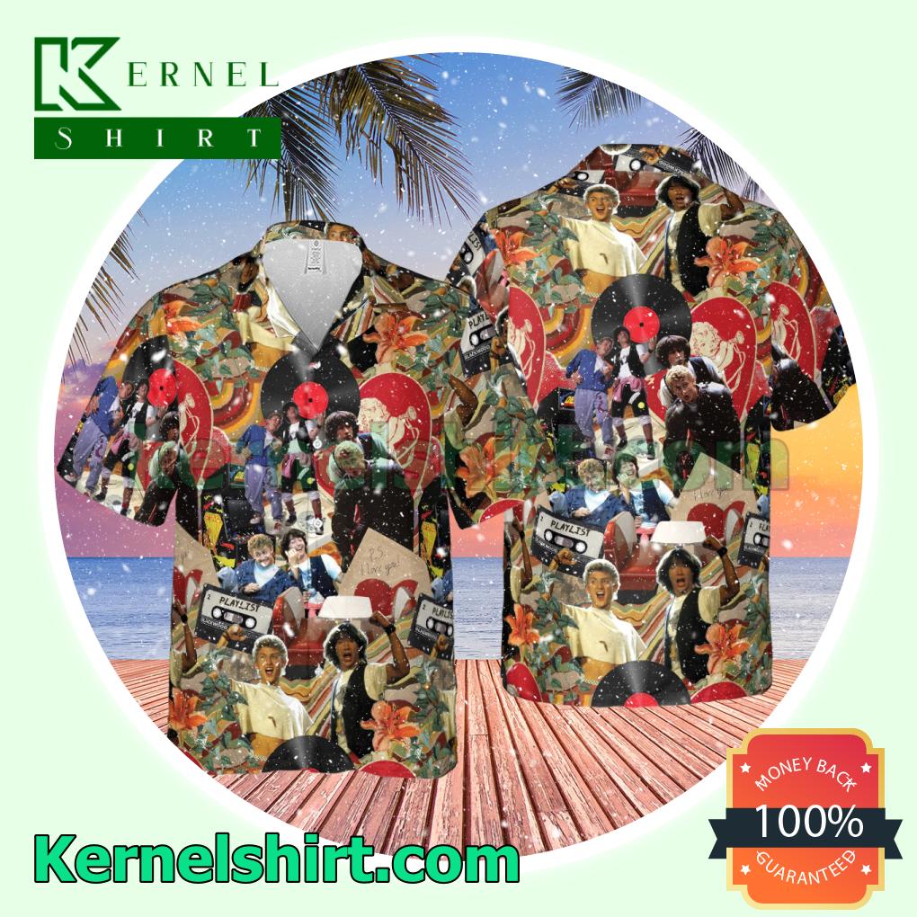 Collage Bill And Ted Men Hawaii Shirt