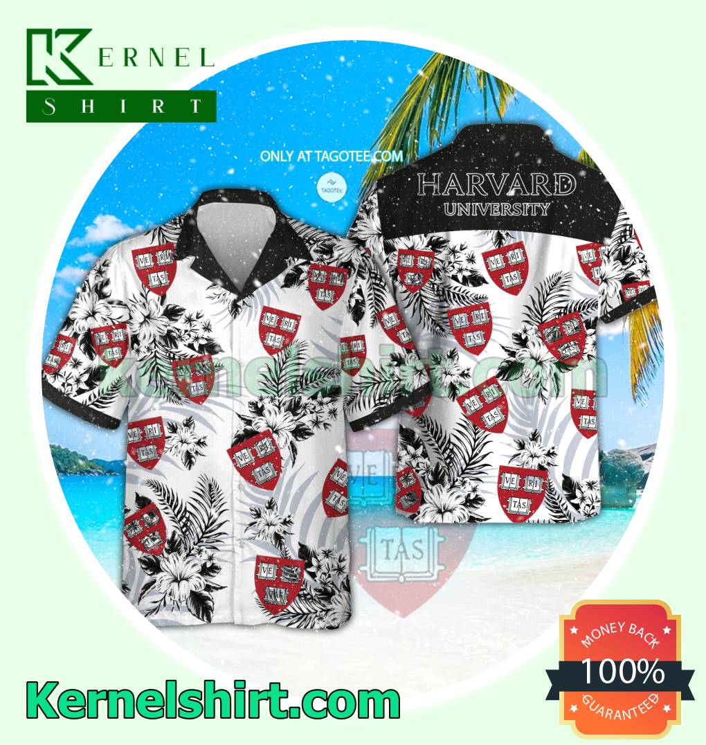 Harvard University Summer Shirt, Beach Shorts